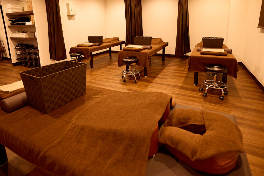 ほぐしの森錦糸町店の店内