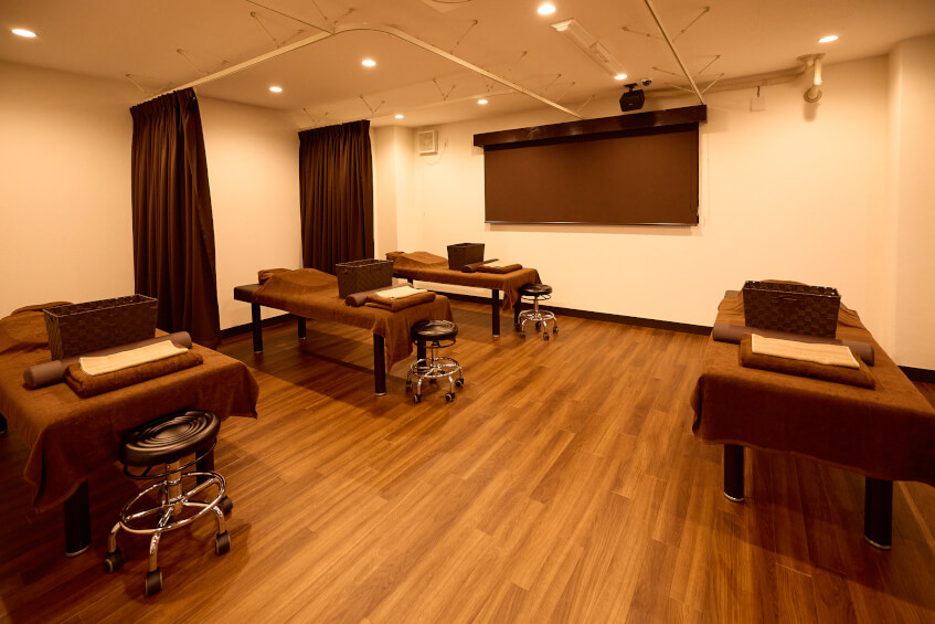 ほぐしの森錦糸町店の店内